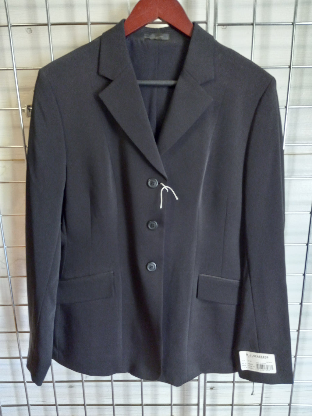 12-Long RJ Classics Black Hunt Coat