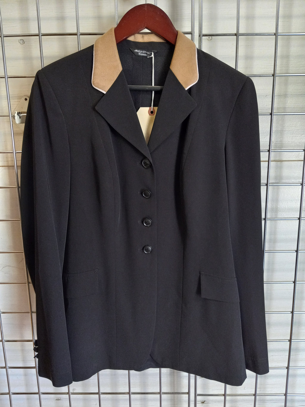 12-Tall Grand Prix Black Hunt Coat
