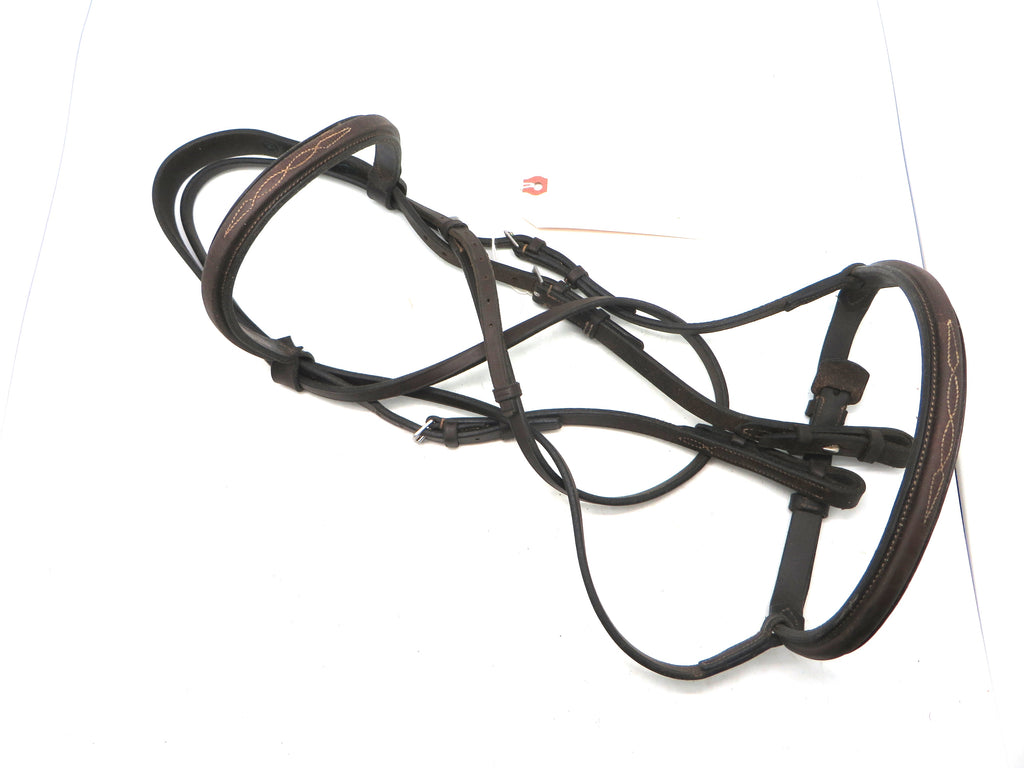 Brown Tack Noseband Bridle