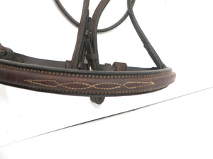 Brown Tack Noseband Bridle