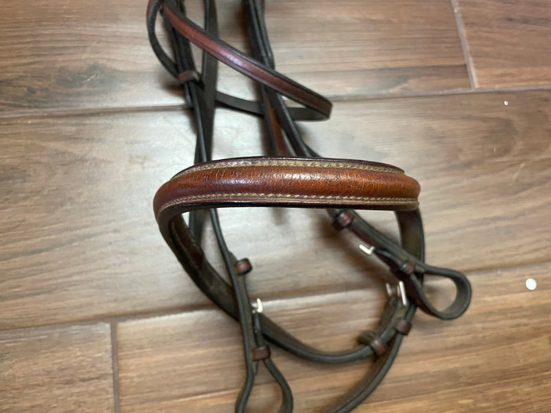 Large Full / Small Oversize Plain Raised Bridle