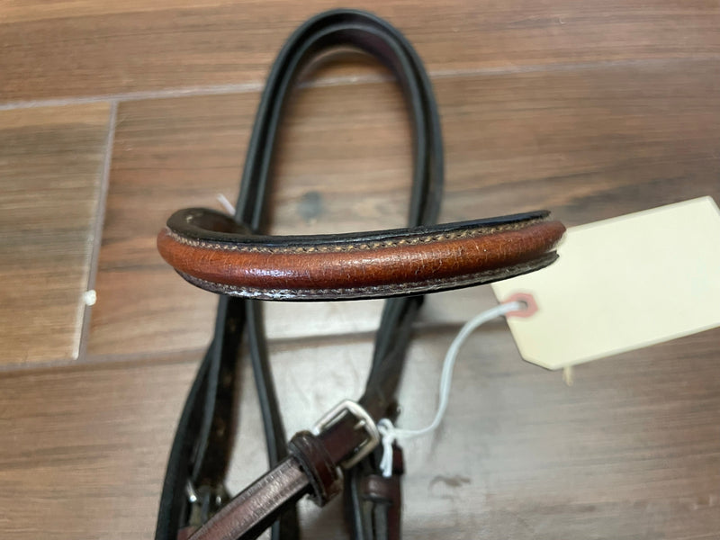 Large Full / Small Oversize Plain Raised Bridle