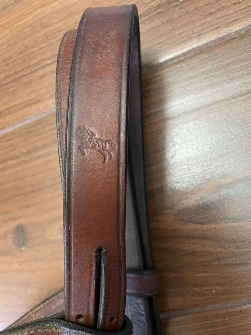 Large Full / Small Oversize Plain Raised Bridle