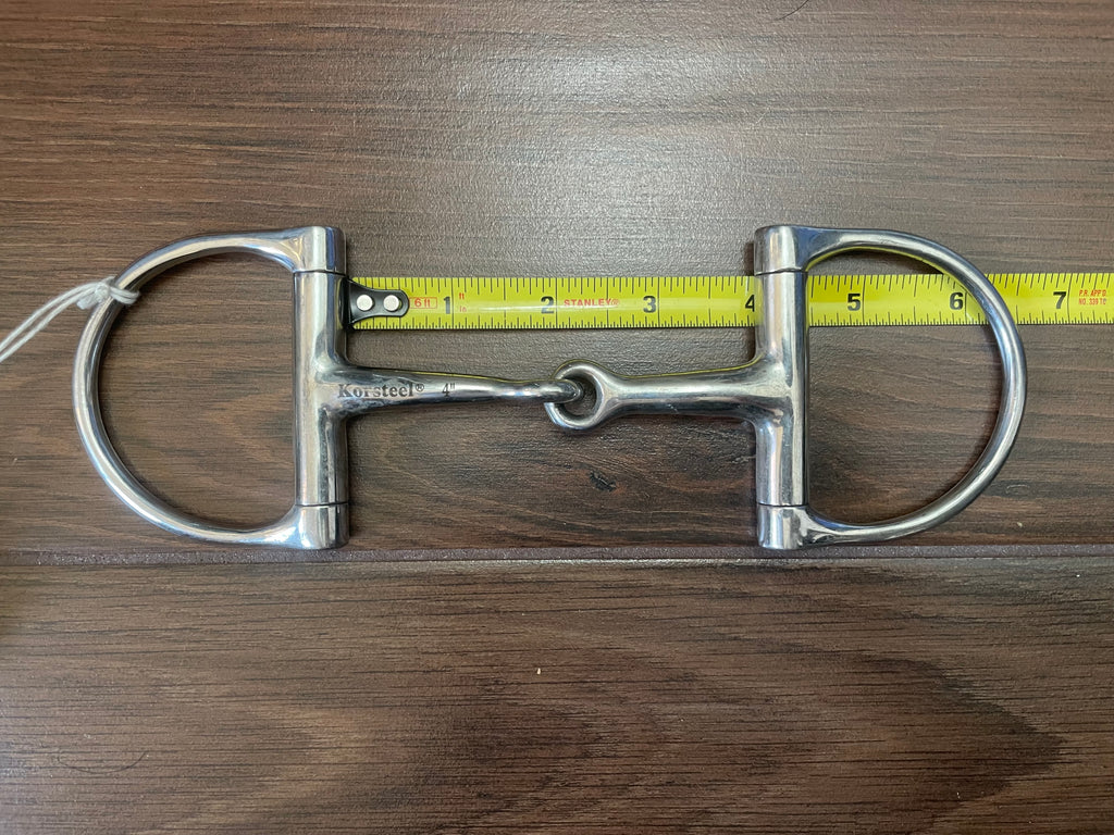4" D Ring Snaffle