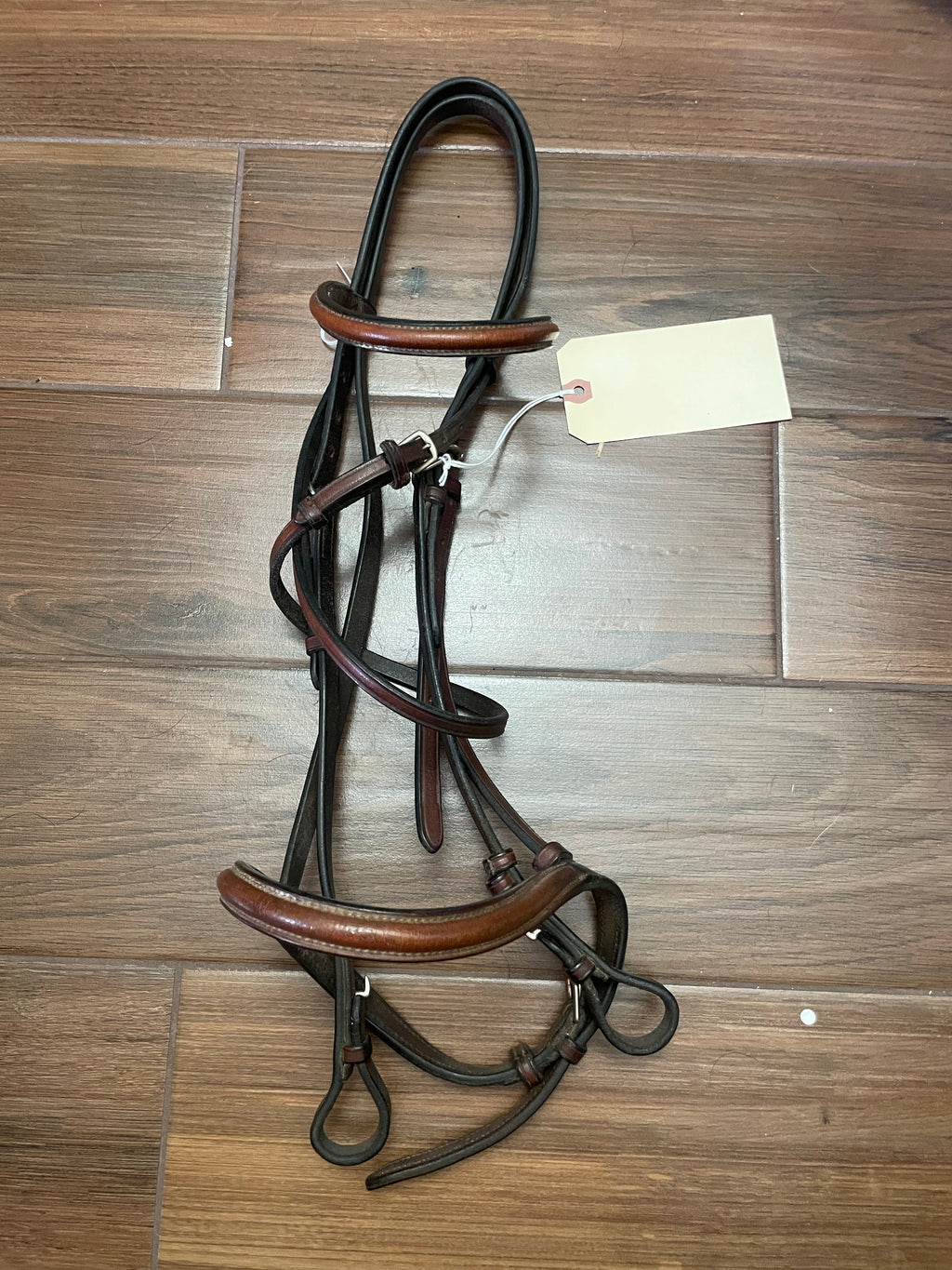 Large Full / Small Oversize Plain Raised Bridle