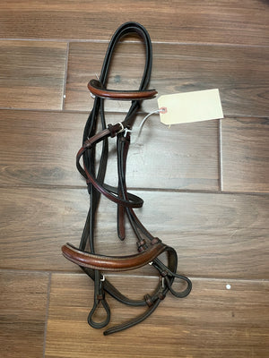 Large Full / Small Oversize Plain Raised Bridle