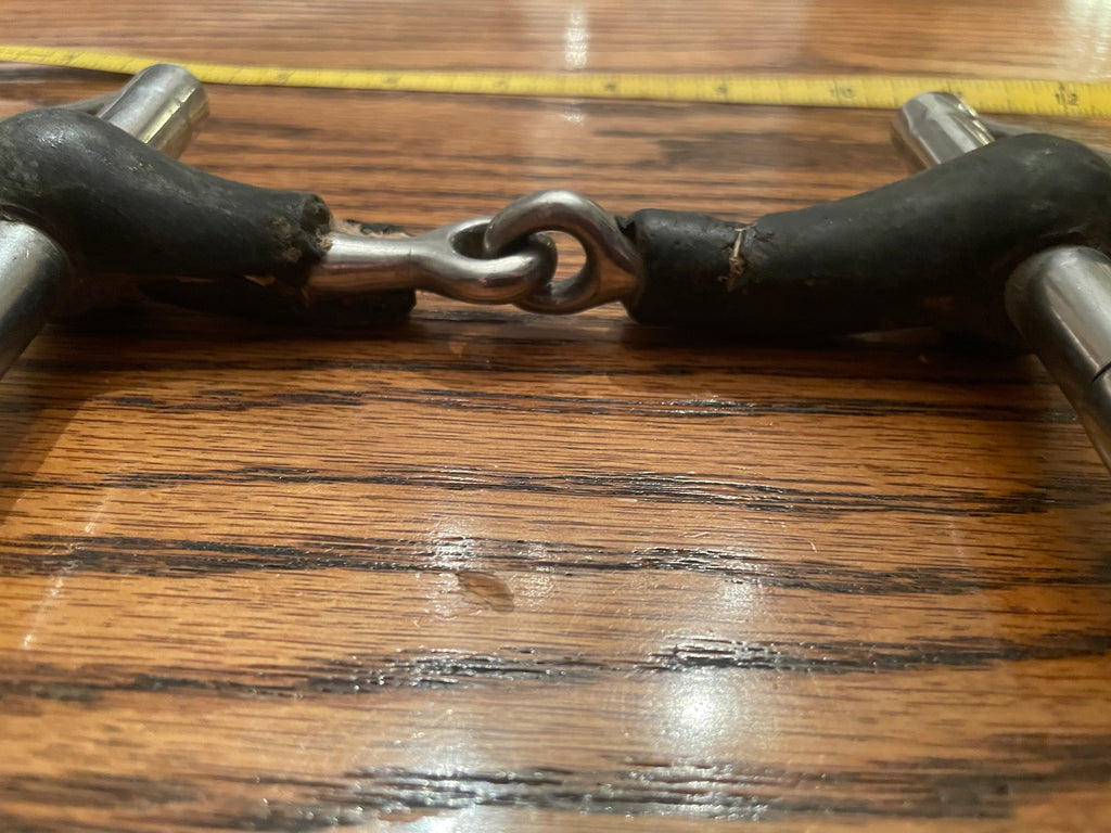 4.75” Rubber D Ring Snaffle